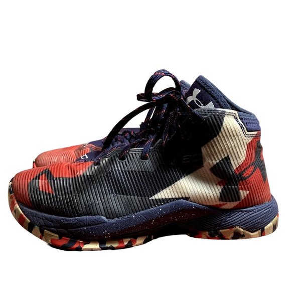 Under Armour Sneakers Steph Curry 2.5 USA Charged Youth Mens 6Y Basketball Shoes - Picture 3 of 12